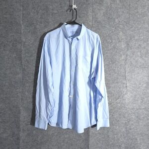 Banana Republic Luxe Stretch Poplin Button Down Shirt XL Camden Fit Performance